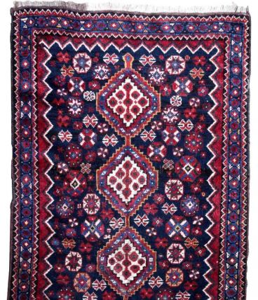 Tapis vintage Persan Shiraz fait main, 1P51