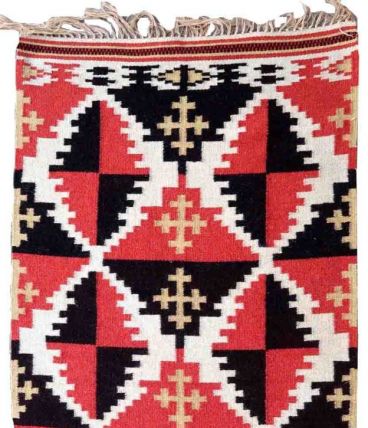Tapis vintage Scandinave Finlandais fait main, 1P62