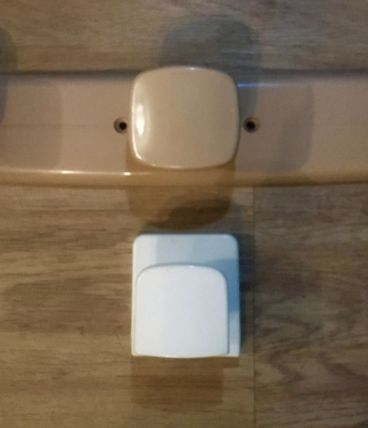 Deux patères vintage