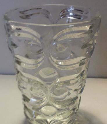 vase transparent italien