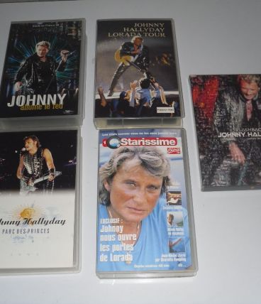 Cassette VHS Johnny Hallyday
