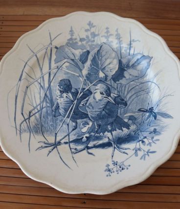 Plat aux oiseaux J S terre de fer «  spring service »