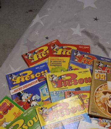 lot de 13 picsou magazine 1970/80
