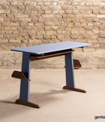 Bureau d'écolier Casala en hêtre massif, circa 1960