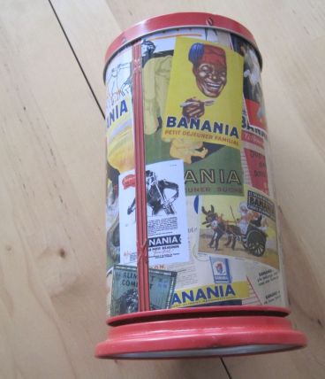 Boite en tôle décor Banania boite de collection
