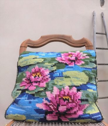 Coussin vintage (fait main)