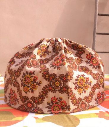 Abat jour en tissu vintage (fait main)