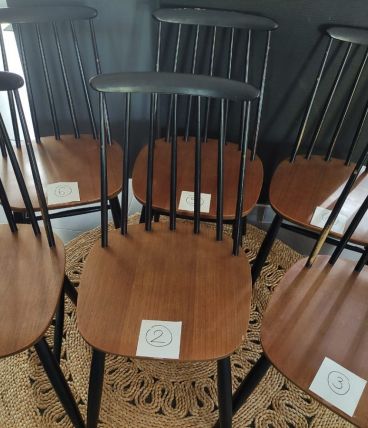6 Chaises scandinave tapiovaara