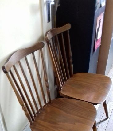 Lot 2 Chaises Baumann Vintage 60