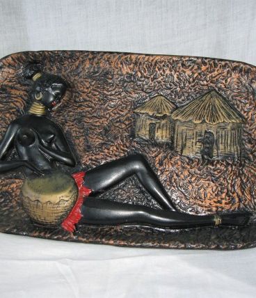 Plaque décorative des années 50