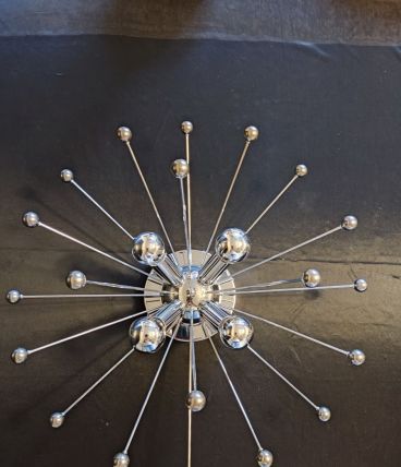 applique spoutnik chromée