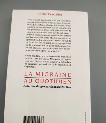 La migraine au quotidien André Pradalier