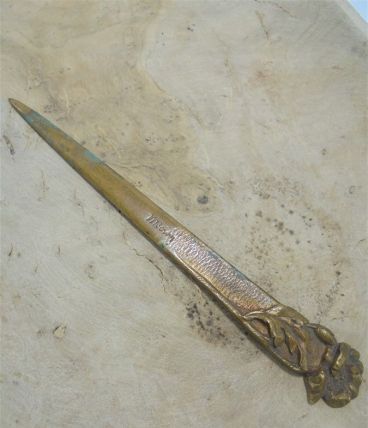 Coupe-papier en bronze
