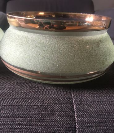 Suspension globe art déco 