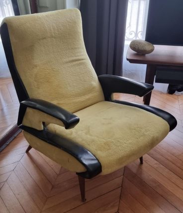 Paire de fauteuils vintage années 60