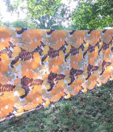 Nappe rectangulaire et ses 6 serviettes - Années 60/70