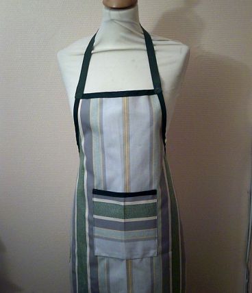 Tablier de cuisine &amp; bricolage en tissu store recylé-