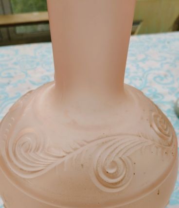 Vase rose Art Déco 