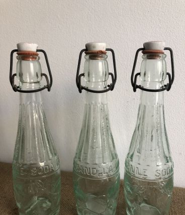 Trio de bouteilles soda Romand - Valbonne