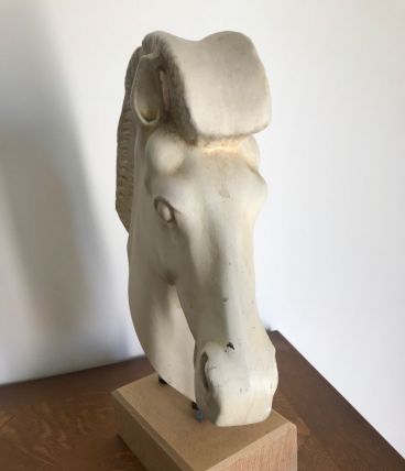 Vends statue tête de cheval