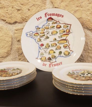 Service à fromage porcelaine de Limoges