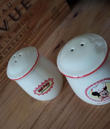 Salière poivrière Mickey Mouse, officiel Walt Disney 
