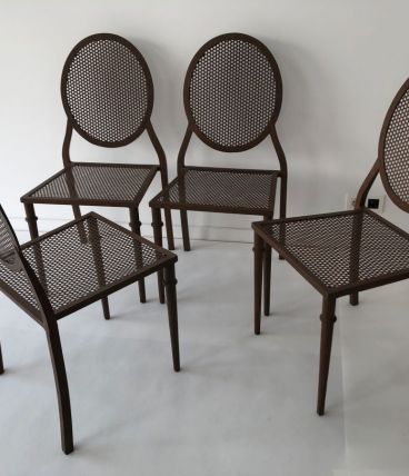 4 CHAISES MARY DE CHEZ FLAMANT