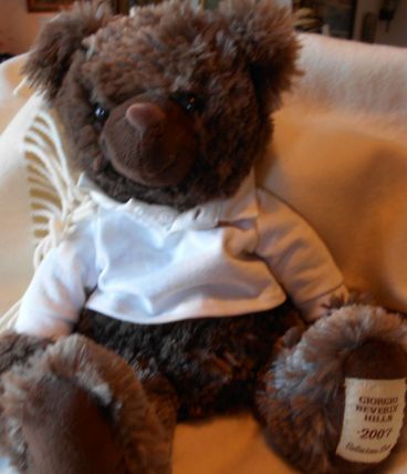 OURS GIORGIO BEVERLY HILLS MARRON 2007 COLLECTORS BEAR