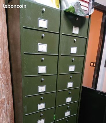 Meuble clapier staford vintage industriel