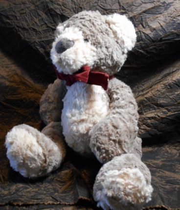 OURS NOUNOURS PELUCHE DOUDOU LOUISE MANSEN MARRON CLAIR 40 C