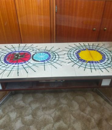 Table basse Belarti, vintage années 60/70