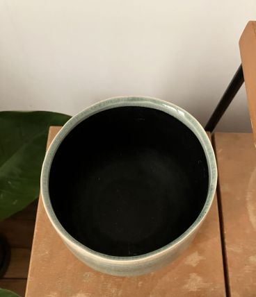 Pot à fleurs artisanal vintage