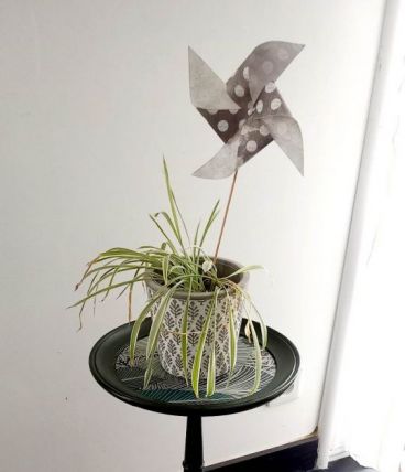 Chevet vintage relooké