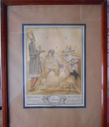 Andre LAMBERT. la gourmandise. art DECO. sept péchés capitau