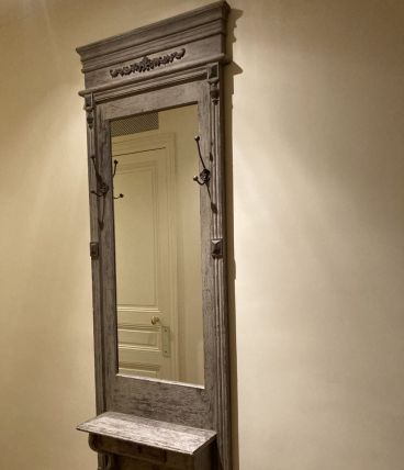 Miroir vestiaire console