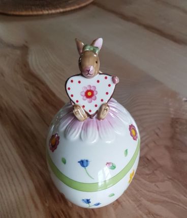 vends bonbonniere lapin villeroy bosch