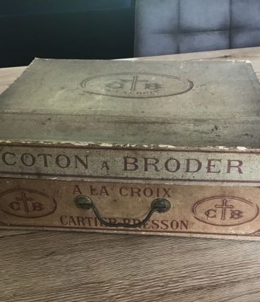 Boîte de cotons à broder Cartier Bresson
