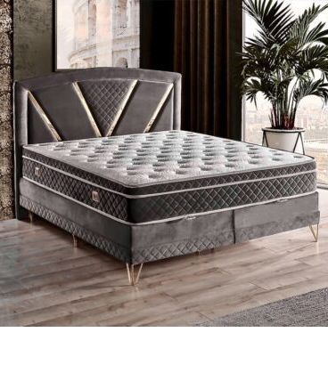 Lit Contemporain gris