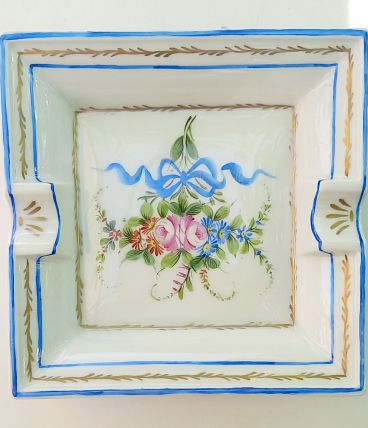 Cendrier en porcelaine de Limoges 