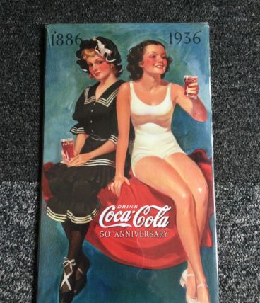 Plaque publicitaire Coca-Cola 