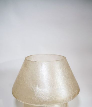Lampe champignon vintage en fibre de verre