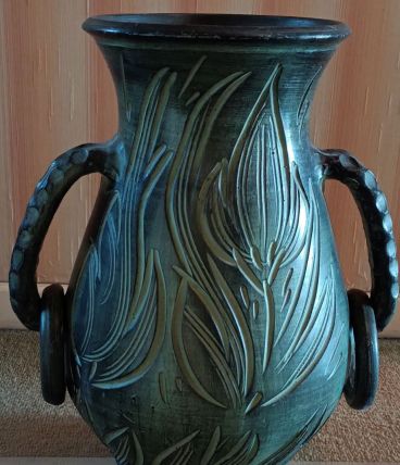 Vase en ceramique signe "francisco figueras" espagnol 