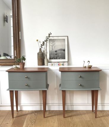 Paire de chevets vintage