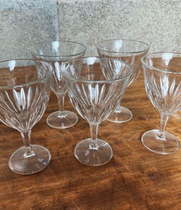 5 grands verres à pieds
