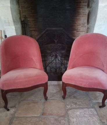 fauteuil crapaud - la paire uniquement