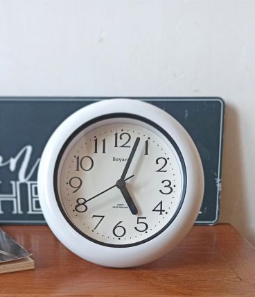 Horloge ronde Bayard vintage