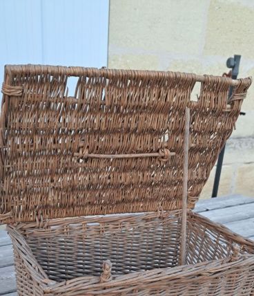 Panier osier pique nique 