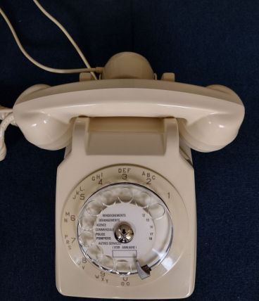 Ancien Téléphone Vintage Socotel Rétro 