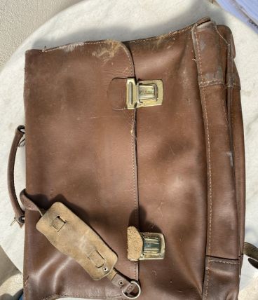 Cartable vintage cuir