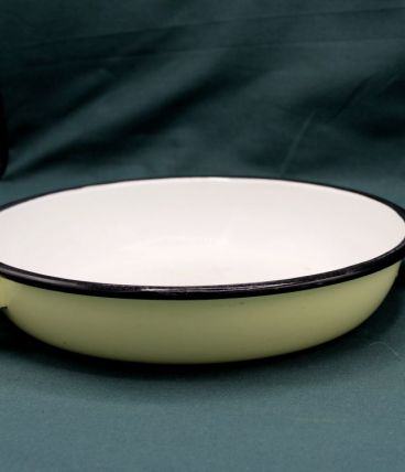 Plat à oeufs en Tôle émaillée - Vintage - Déco Cuisine Campa